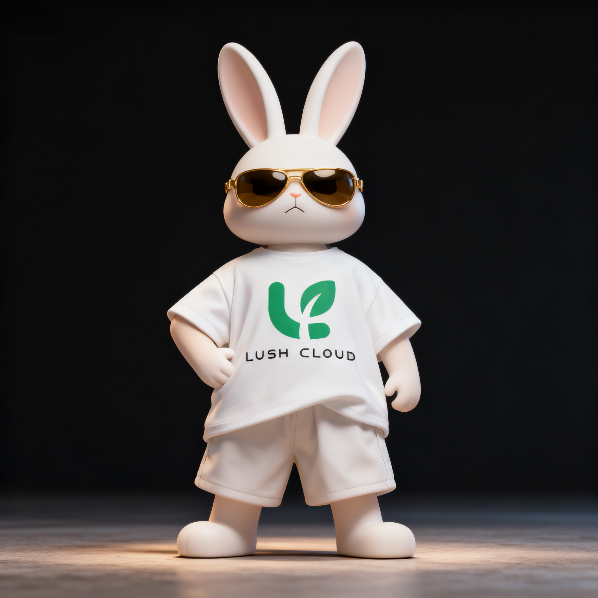 Lush Cloud mascot graphic